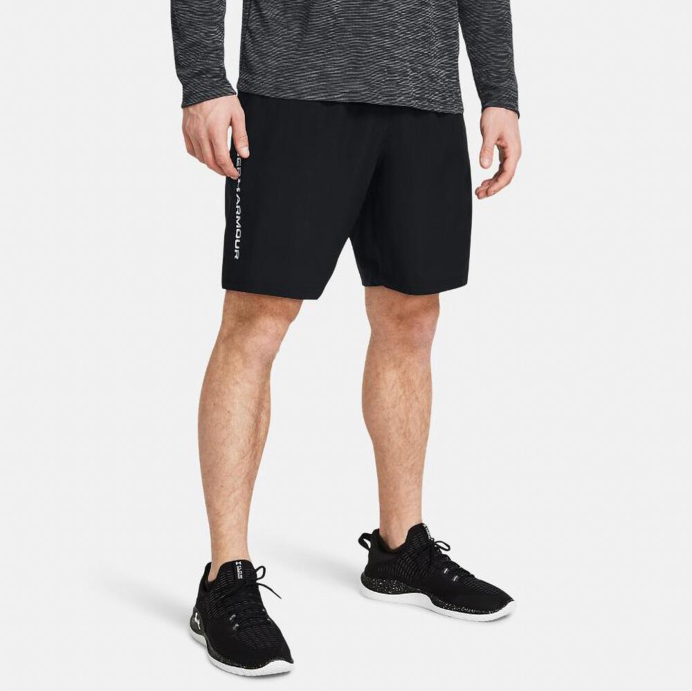 Short UA Woven Noir Wordmark Under Armour Homme 3/6