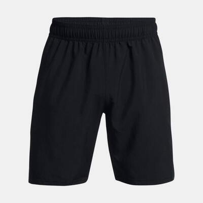 Under armour zwarte woven wordmark short heren