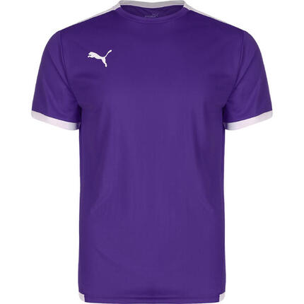 Puma Teamliga Maillot Manches Courtes Hommes - Mauve / Blanc