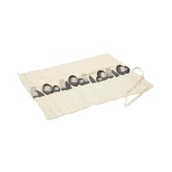 Travellife Altea ensemble de couverts stainless steel black 16 pièces