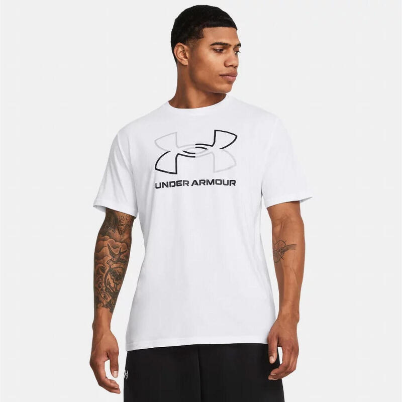 TSHIRT FOUNDATION BLANC UNDER ARMOUR HOMME