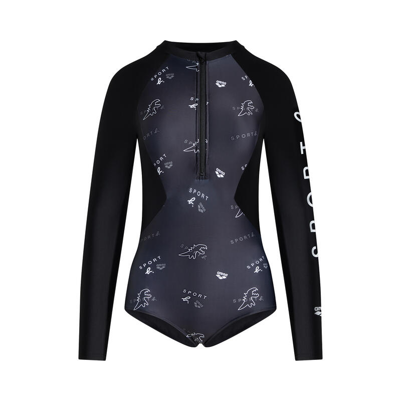 ARENA X SPORT B. LADIES LONG SLEEVES BODYSUIT - BLACK