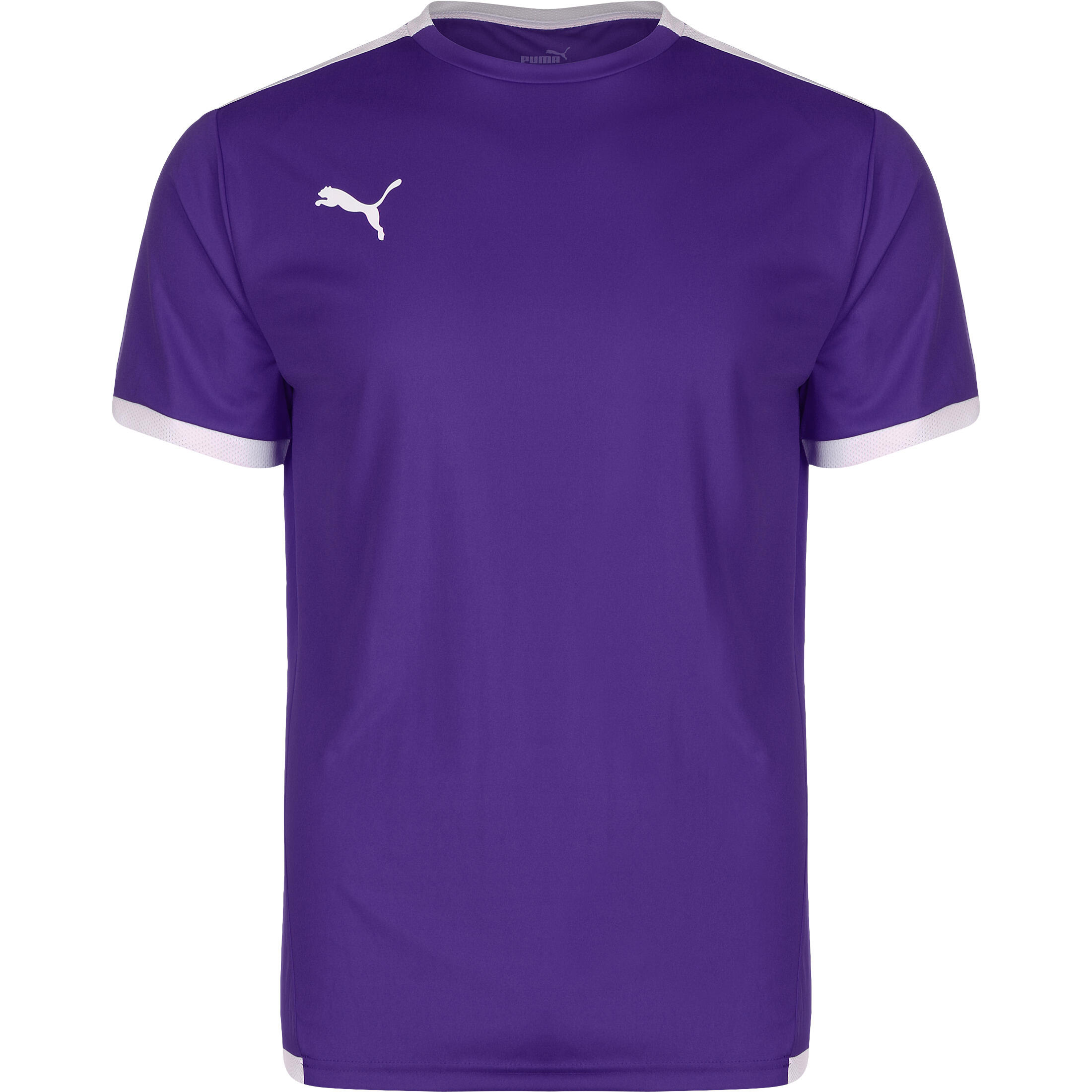 Puma - Fußballtrikot Teamliga Herren Puma - T-shirt Manches Courtes - Blanc|rose|violet - 40 M - Decathlon
