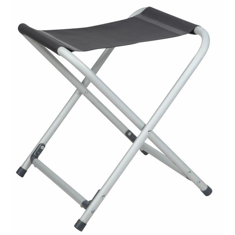 MIDLAND Tabouret Pliant aluminium Poz ultra compact Gris Camping Car