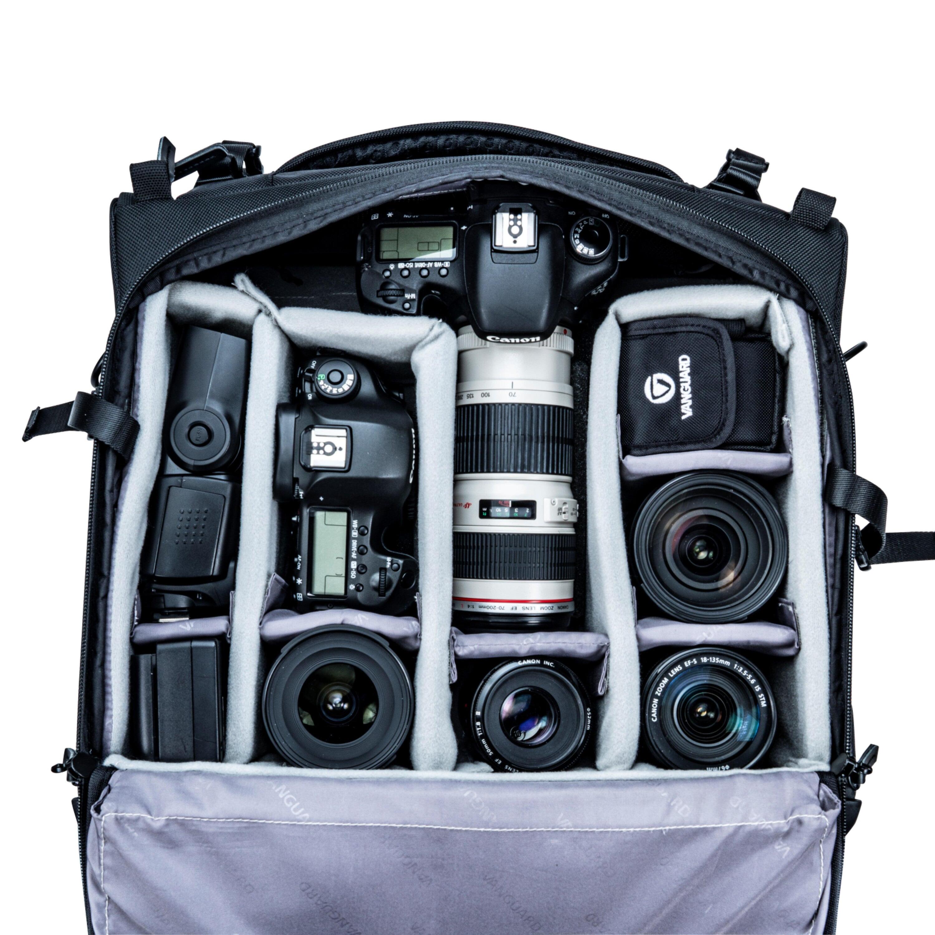 VEO Select 42T BK - Pilot Style Camera Roller/Shoulder Bag - Black 2/5
