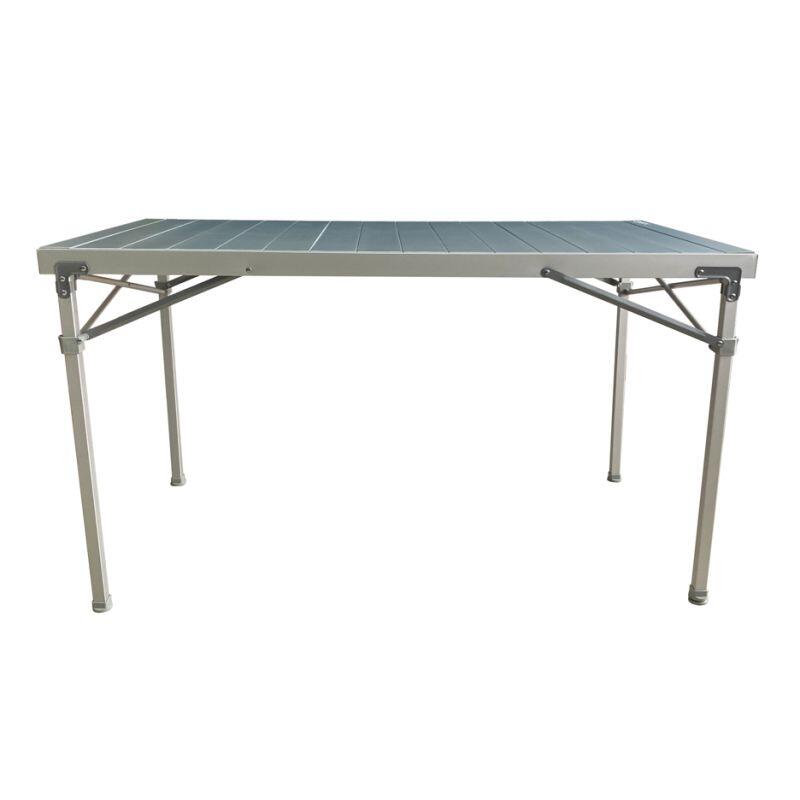 SOPLAIR Table Flex Aluminium 6 personnes pliage rapide et compact Gris