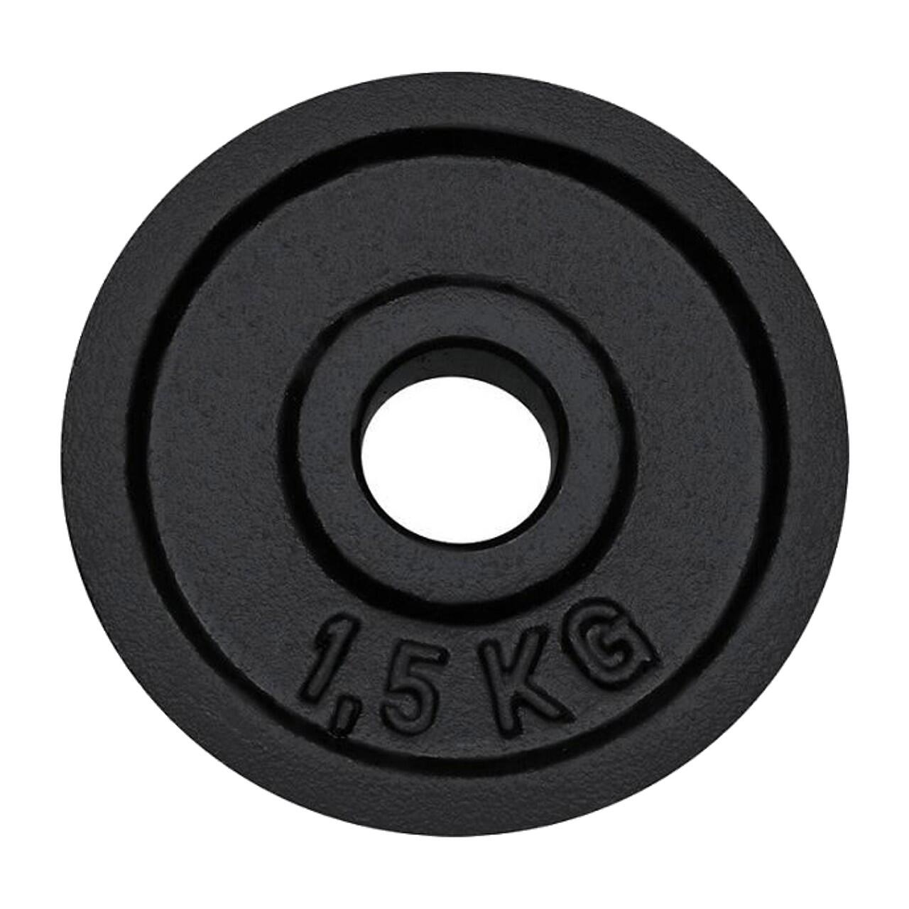 Disc Greutate Dhs Otel, 1.5 Kg, Negru