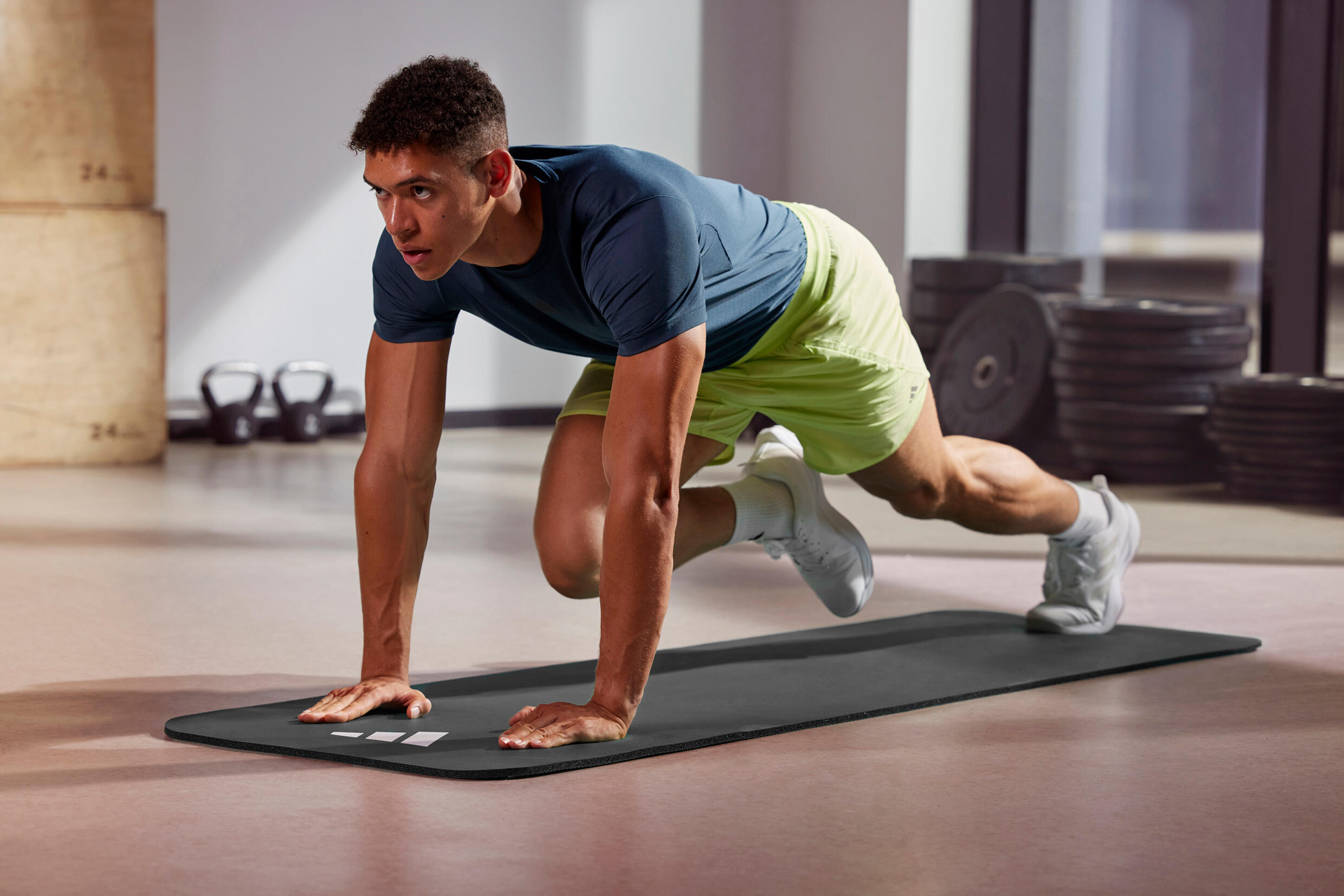 Adidas Training - Fitnessmatte, 10mm, Grau 6/6