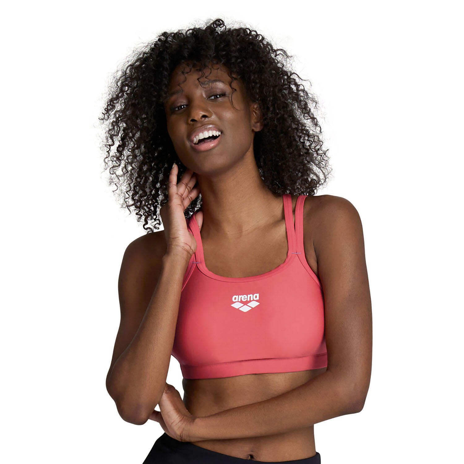 Arena - Brassière De Running Et Gym Femme - Solid - Brassière - Rouge - 36 Xs - Decathlon