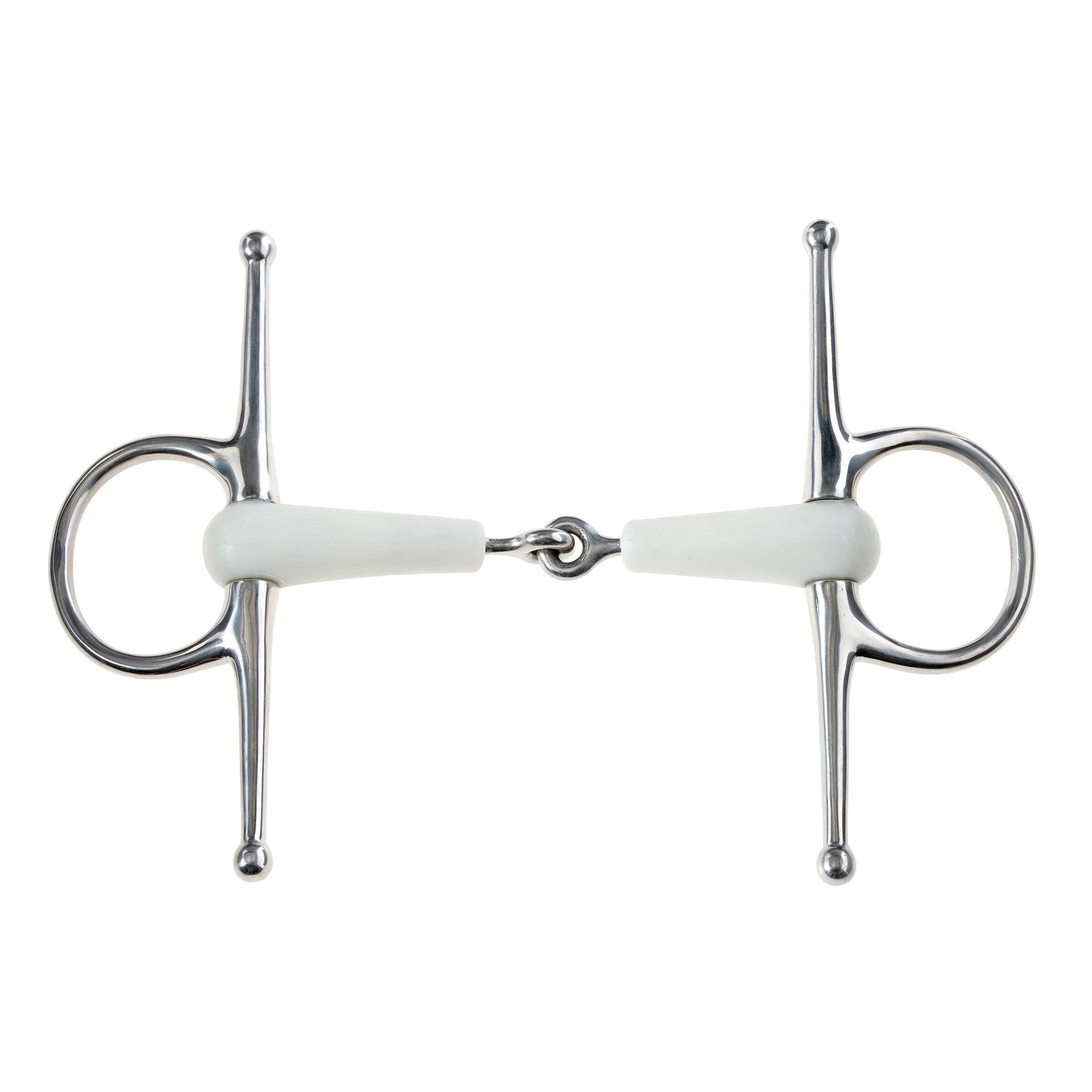 Weatherbeeta - Mors À Filet Et Joue Complète Pour Cheval Weatherbeeta Korsteel Flexi - Mors - Blanc - 125 Mm - Decathlon