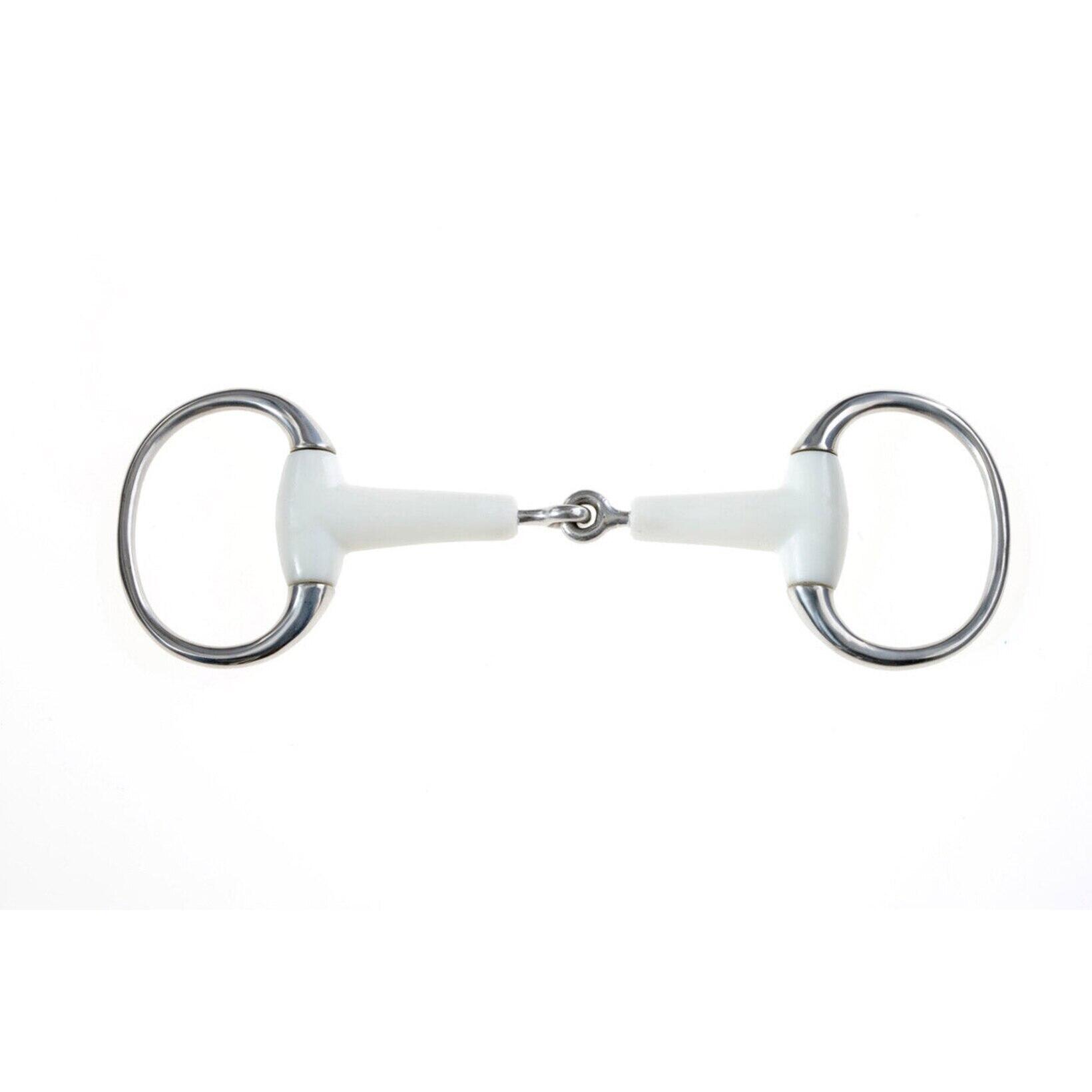 Weatherbeeta - Mors À Filet Et À Bout D'Œuf Articulé Pour Cheval Weatherbeeta Korsteel Flexi - Mors - Blanc - 14 Cm - Decathlon