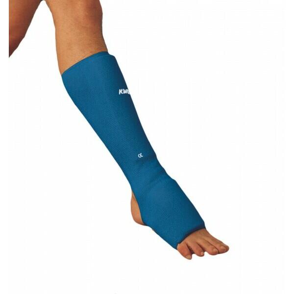 Kwon - Protège-tibias Et Cou-de-pied En Tissu Kwon - Protège-tibia - Bleu - 36 Xs - Decathlon