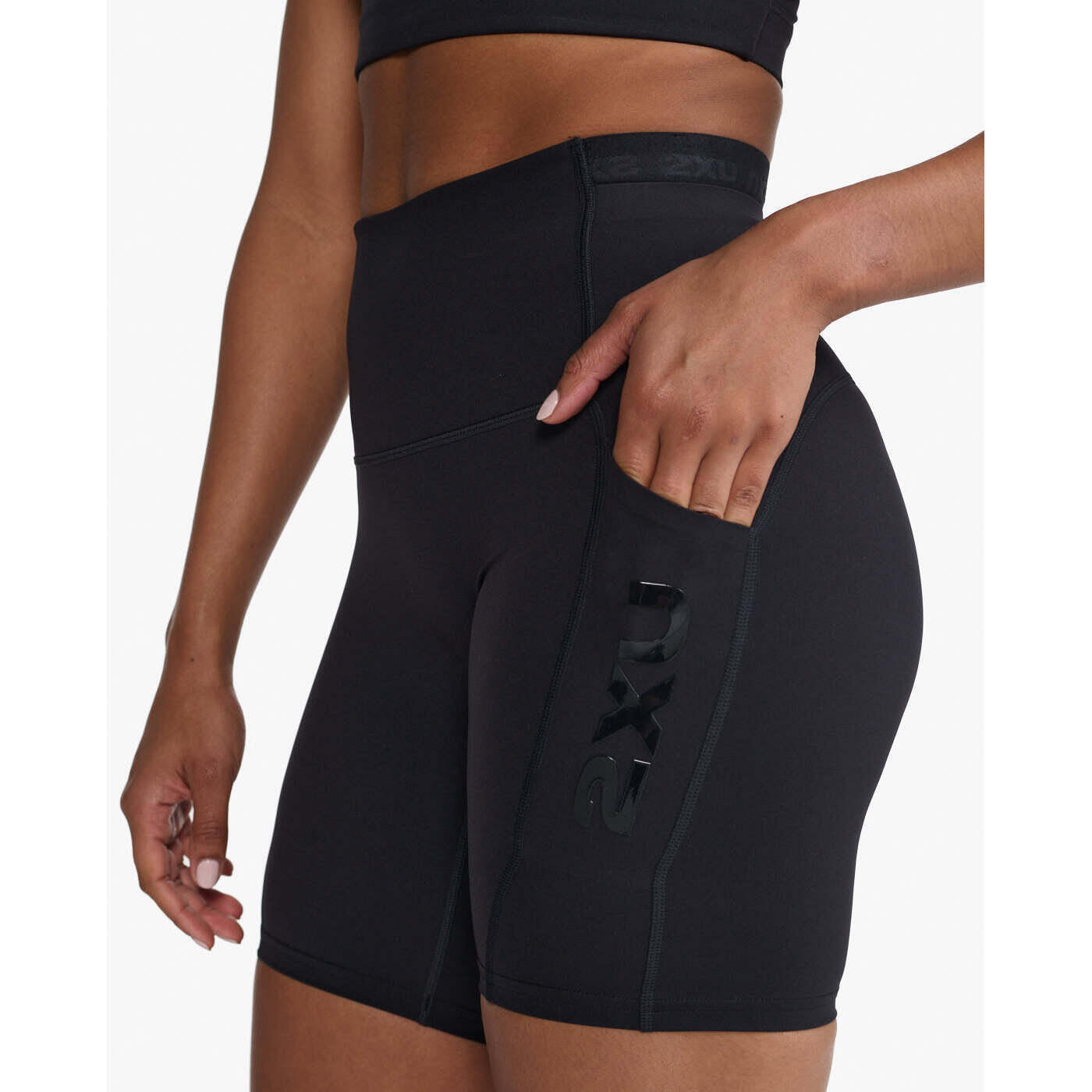 Damesfietsbroeken 2XU Form Stash Hi-Rise 2/5
