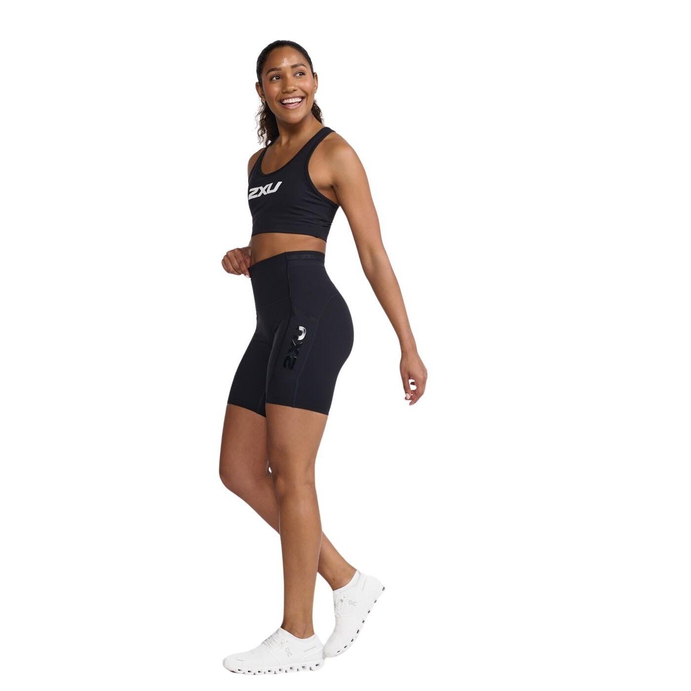 Damesfietsbroeken 2XU Form Stash Hi-Rise 3/5