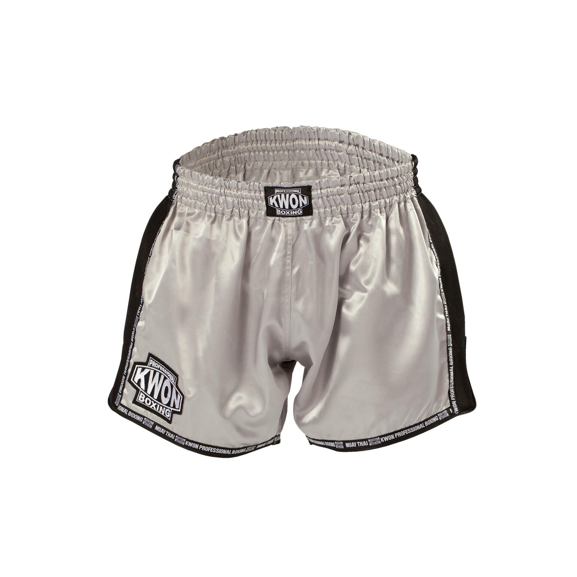 Kwon - Short De Boxe Thaï Kwon Evolution - Short - Gris - 52 2xl - Decathlon