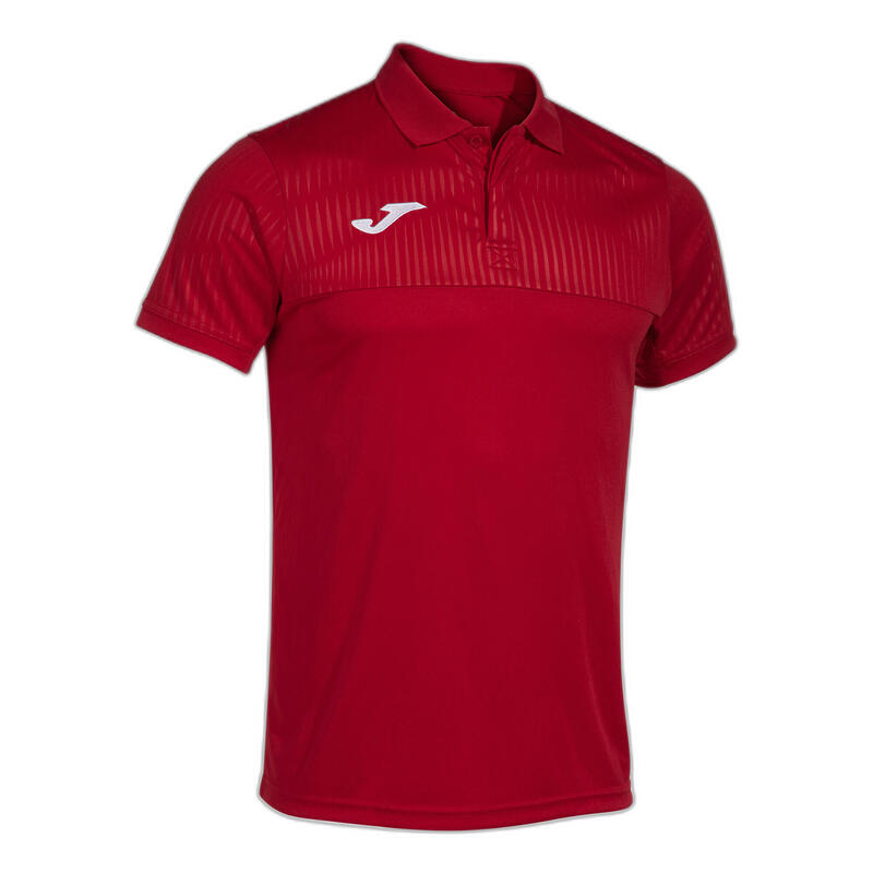 Polo Manga Corta Pádel Niños Joma Montreal Rojo