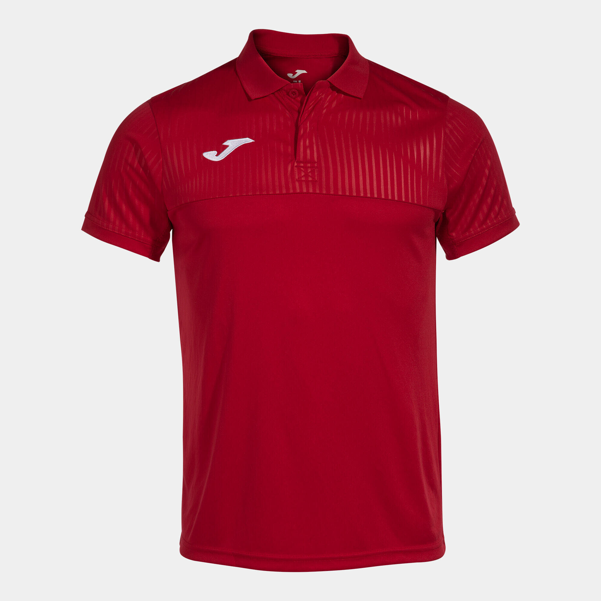 Polo Manga Corta Pádel Hombre Joma Montreal Rojo 2/4