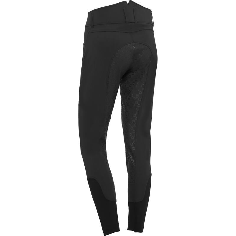 Pantaloni da equitazione a vita alta da donna con grip totale Equipage Andalouse