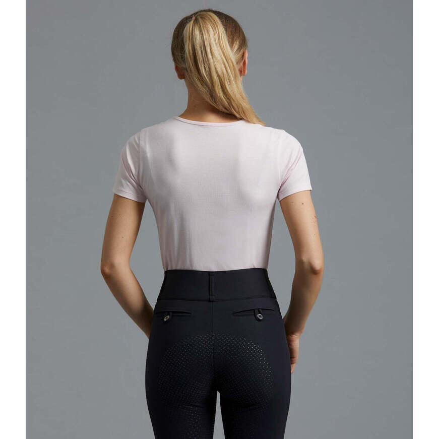 Camiseta de montar de algodón para mujer Premier Equine Chiaro 3/4