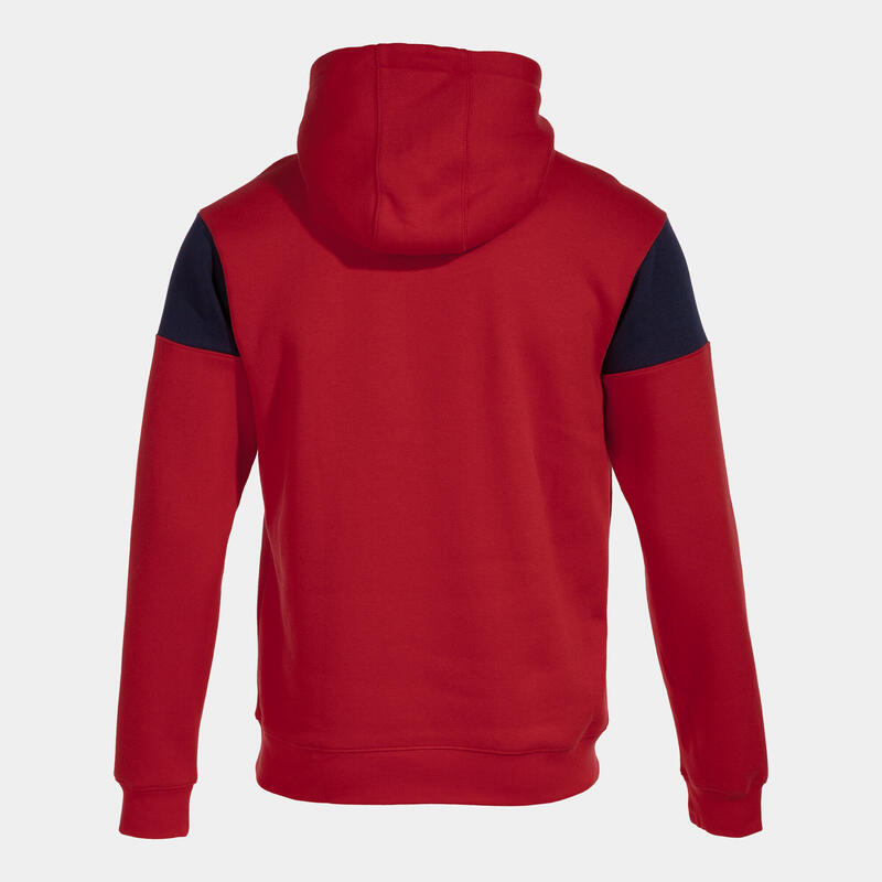 Sudadera Con Capucha Fútbol Hombre Joma Crew V Rojo