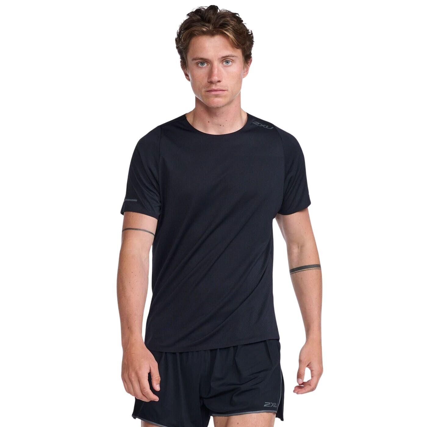 2xu - Maillot 2xu Light Speed Tech - Maillot Manches Courtes - Noir - Xl - Decathlon