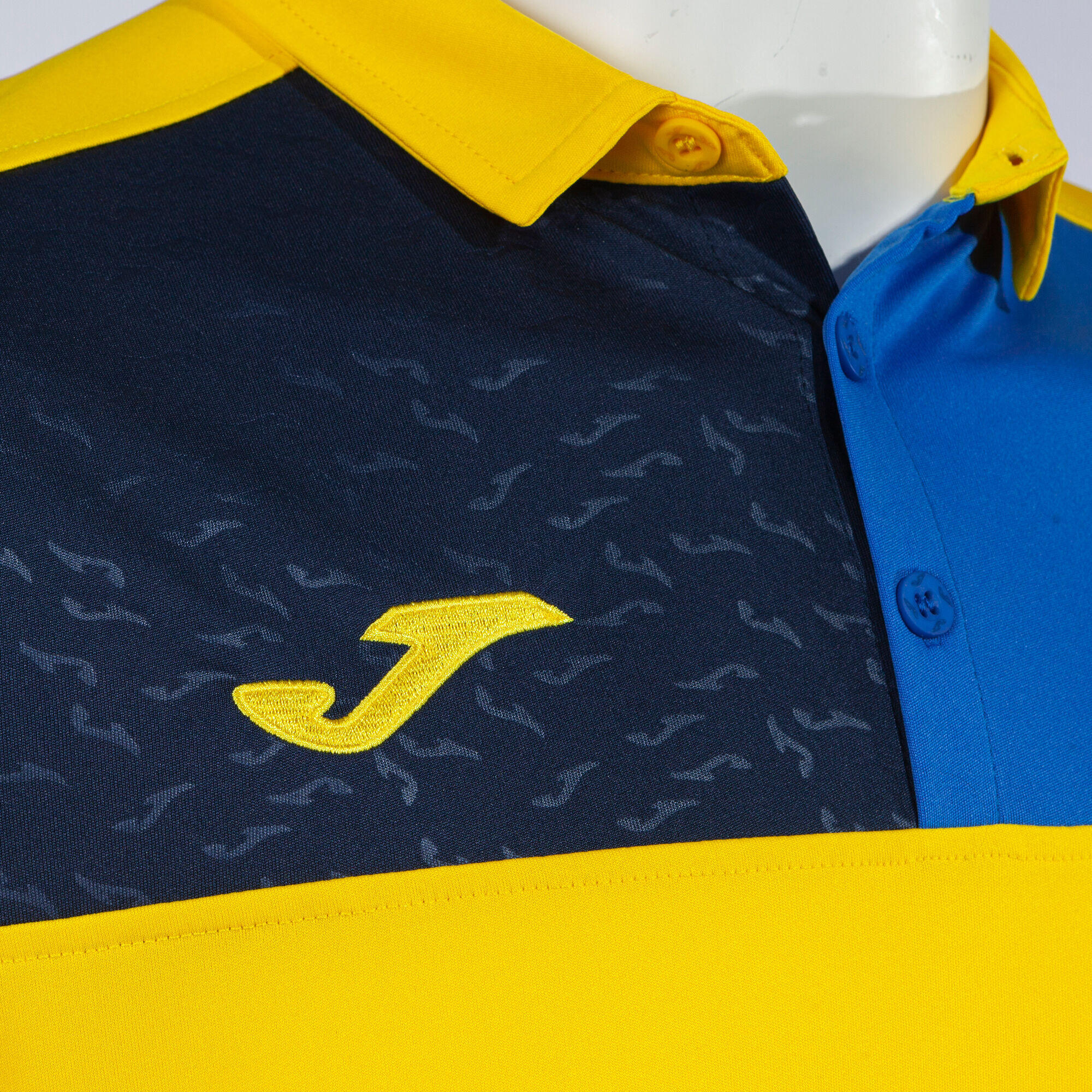 Polo Manches Courtes Football Homme Joma Crew V Jaune 3/3