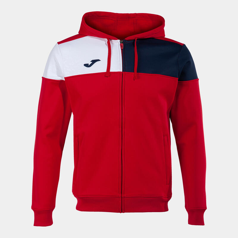 Chaqueta Con Capucha Fútbol Niños Joma Crew V Rojo