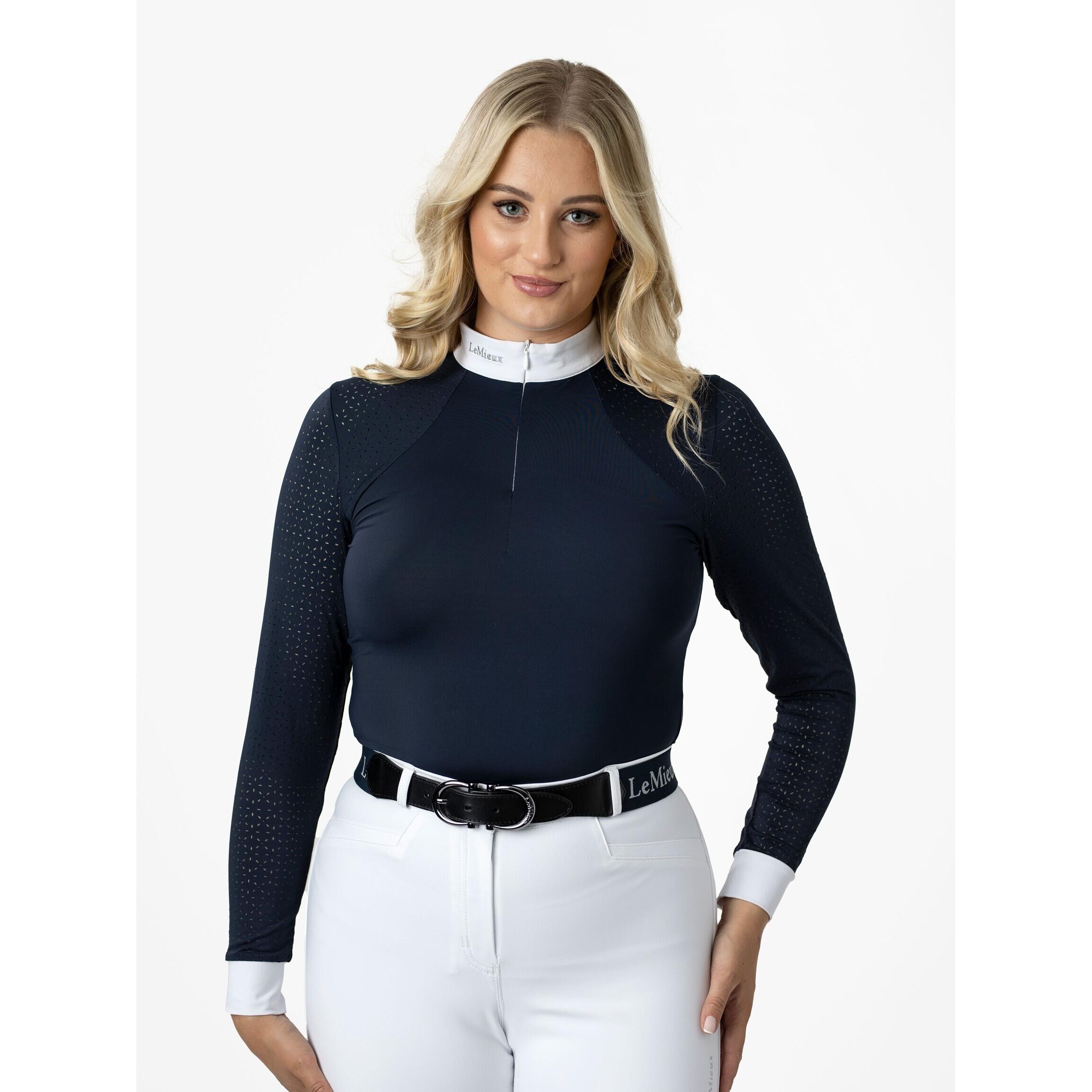 Damespolo met lange mouwen LeMieux Olivia 3/4