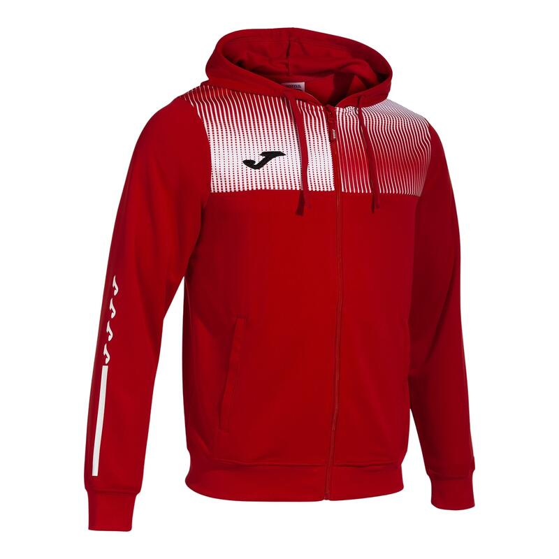 Chaqueta Con Capucha Fútbol Hombre Joma Eco Supernova Rojo