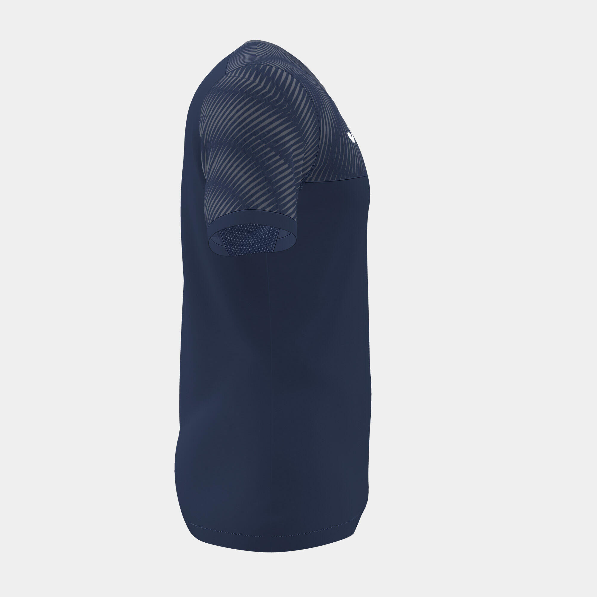 Camiseta Manga Corta Pádel Niños Joma Montreal Marino 2/4