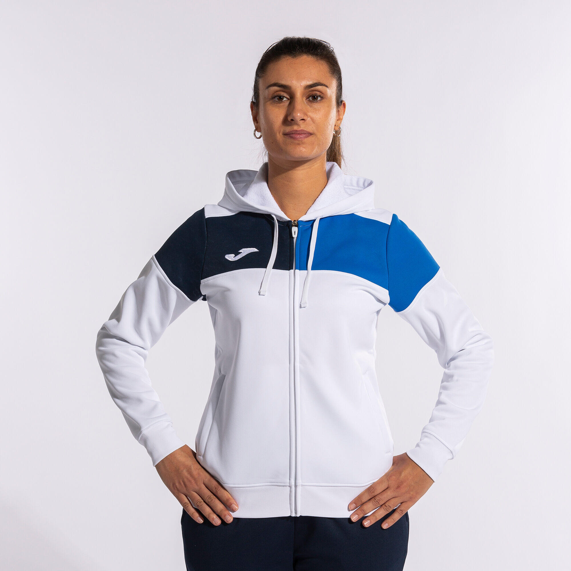 Veste À Capuche Football Femme Joma Crew V Blanc 2/7