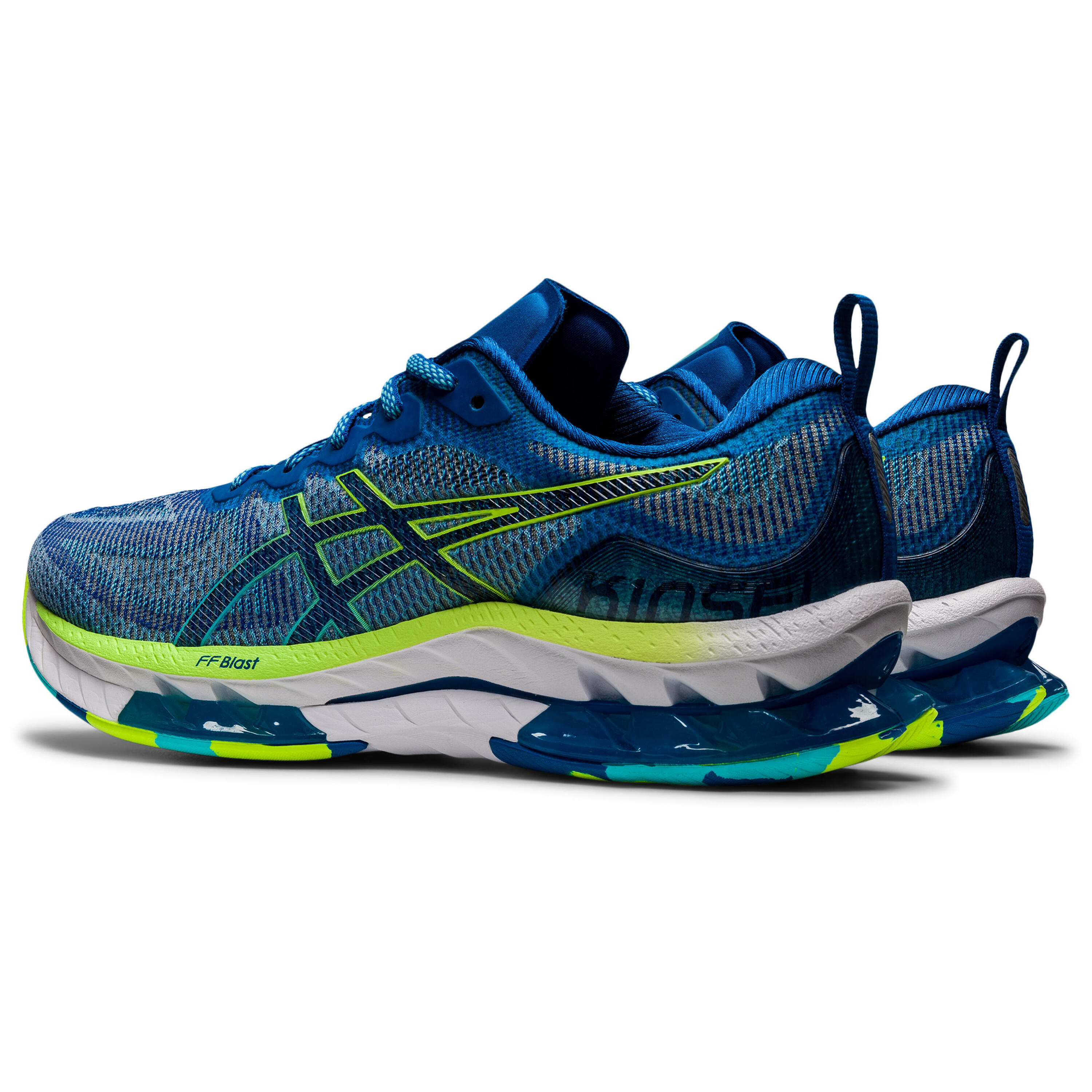 Asics Gel-Kinsei Blast LE Mens Blue Trainers ASICS Decathlon