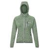 Forro Polar Newhill de Jaspeada para Mujer Verde Tranquilo