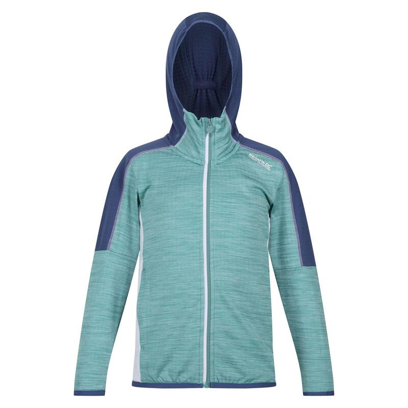 Burnton Full Zip Fleecejack voor kinderen/Kinderen (Bristolblauw/Dusty Denim)