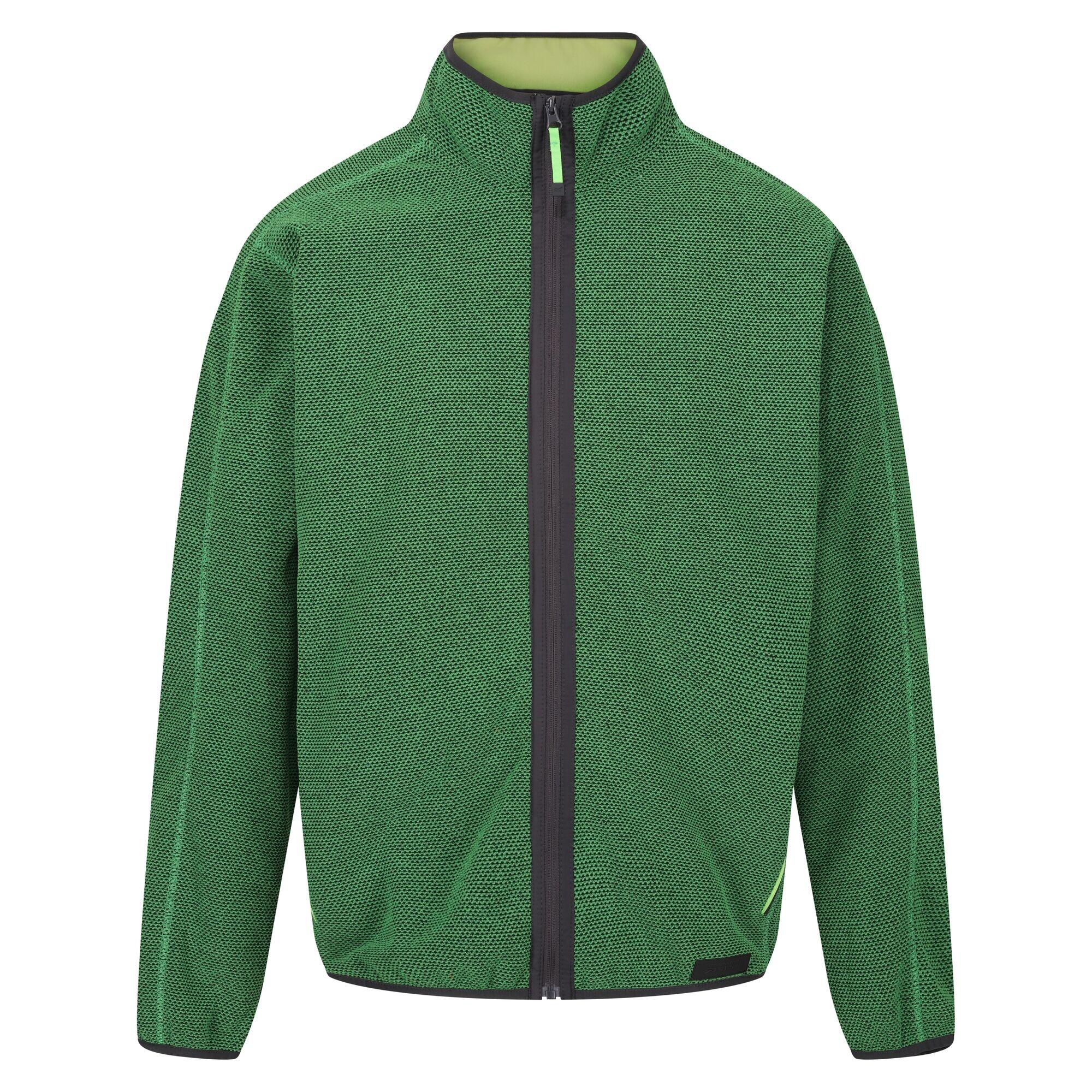 Mens Kinwood Full Zip Fleece Jacket (Field Green/Jasmine Green) 1/5
