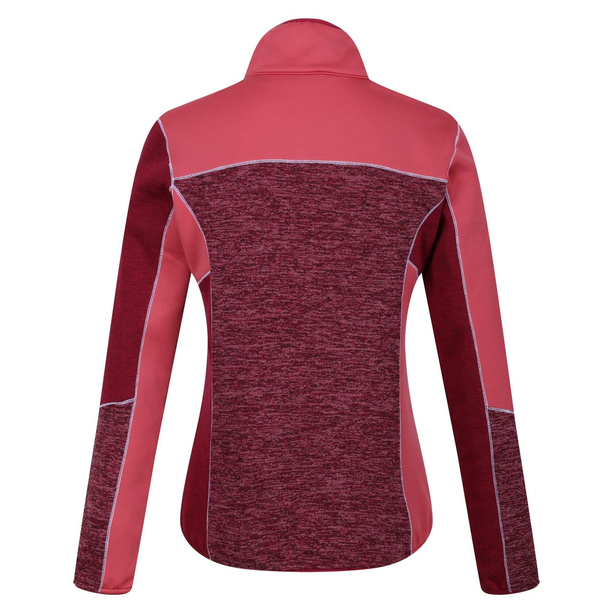 Womens/Ladies Lindalla VI Lightweight Fleece Jacket (Burgundy/Rumba Red) 2/5