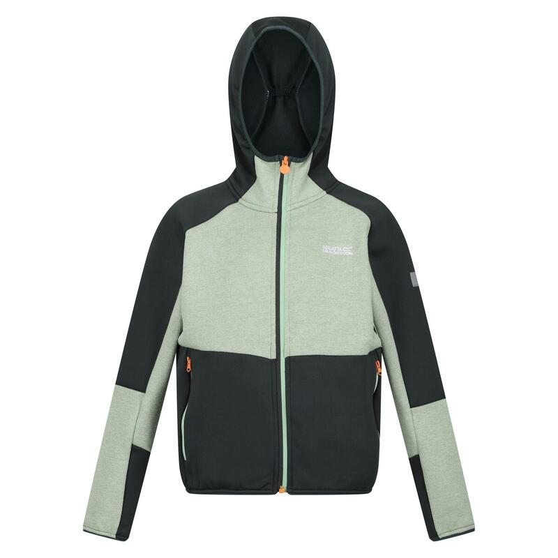 Veste polaire DISSOLVER Enfant (Vert foncé / Bleu courtisan)