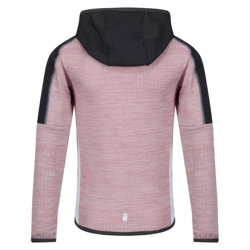 Forro Polar Burnton para Niños/Niñas Rosa Dusky, Gris Seal