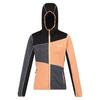 Dames Walbury VI Marl Full Zip Fleecejack (Abrikoosplet/zwart)