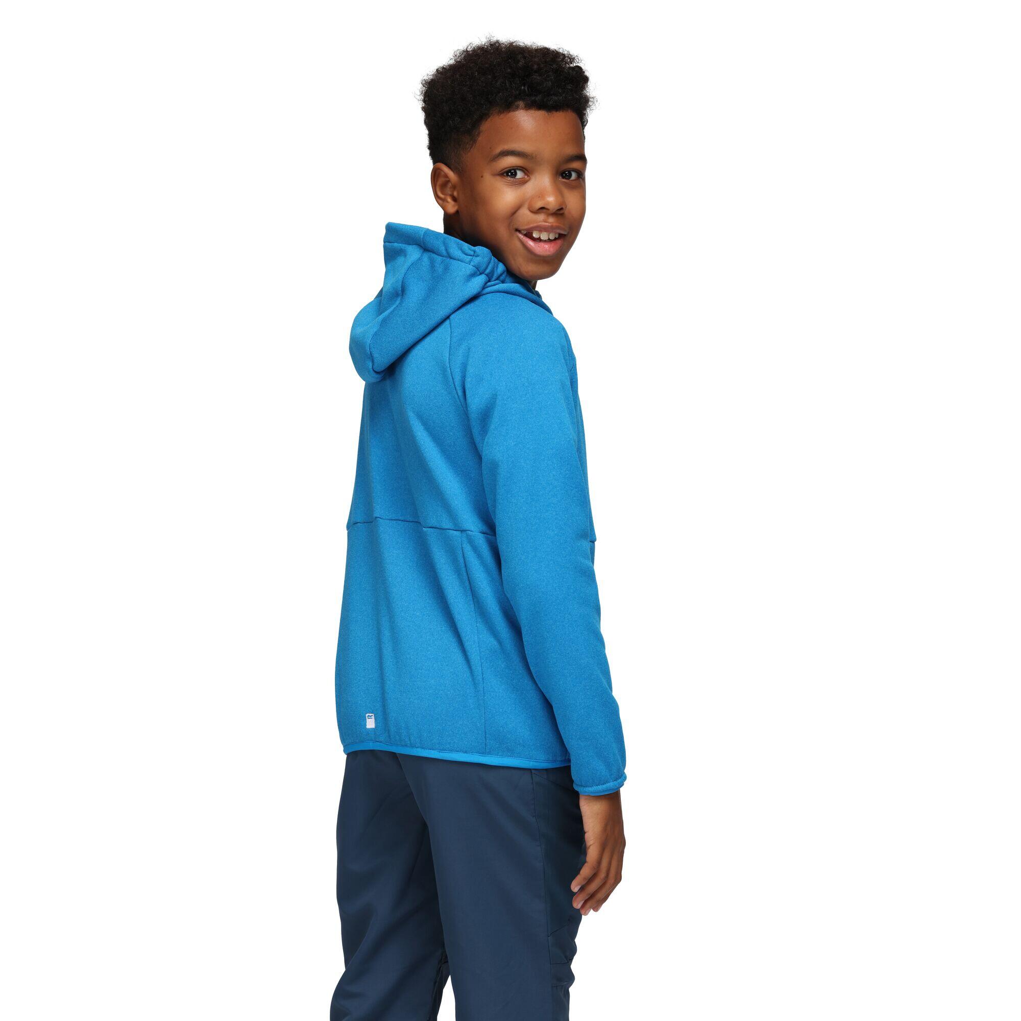 Childrens/Kids Maxwell II Lightweight Fleece Jacket (Indigo Blue) 4/5