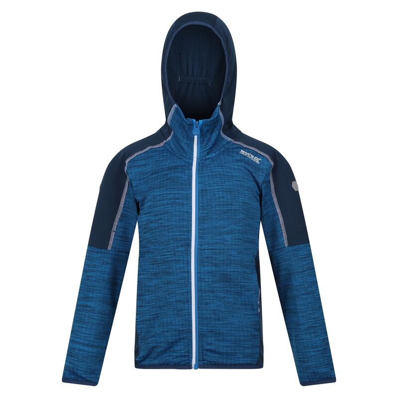 Burnton Full Zip Fleecejack voor kinderen/Kinderen (Indigoblauw/Blauwvleugel)