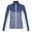 Dames Hepley Full Zip Fleecejack (Stofvrij Denim/Wit)