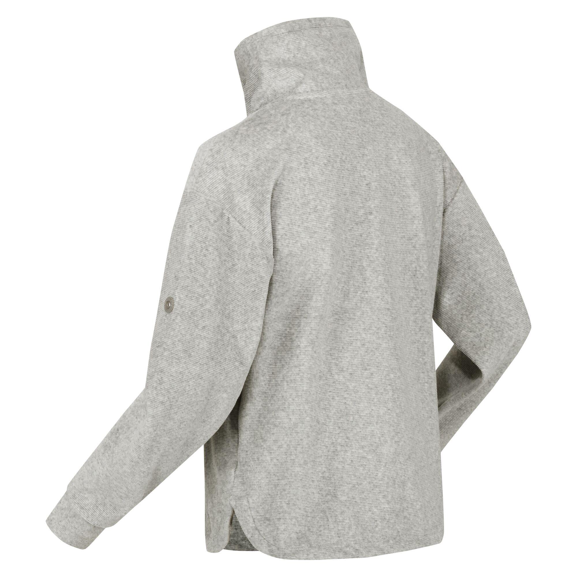 "Jessalyn" Fleecejacke Durchgehender Reißverschluss für Damen Palomagrau Marl 6/7