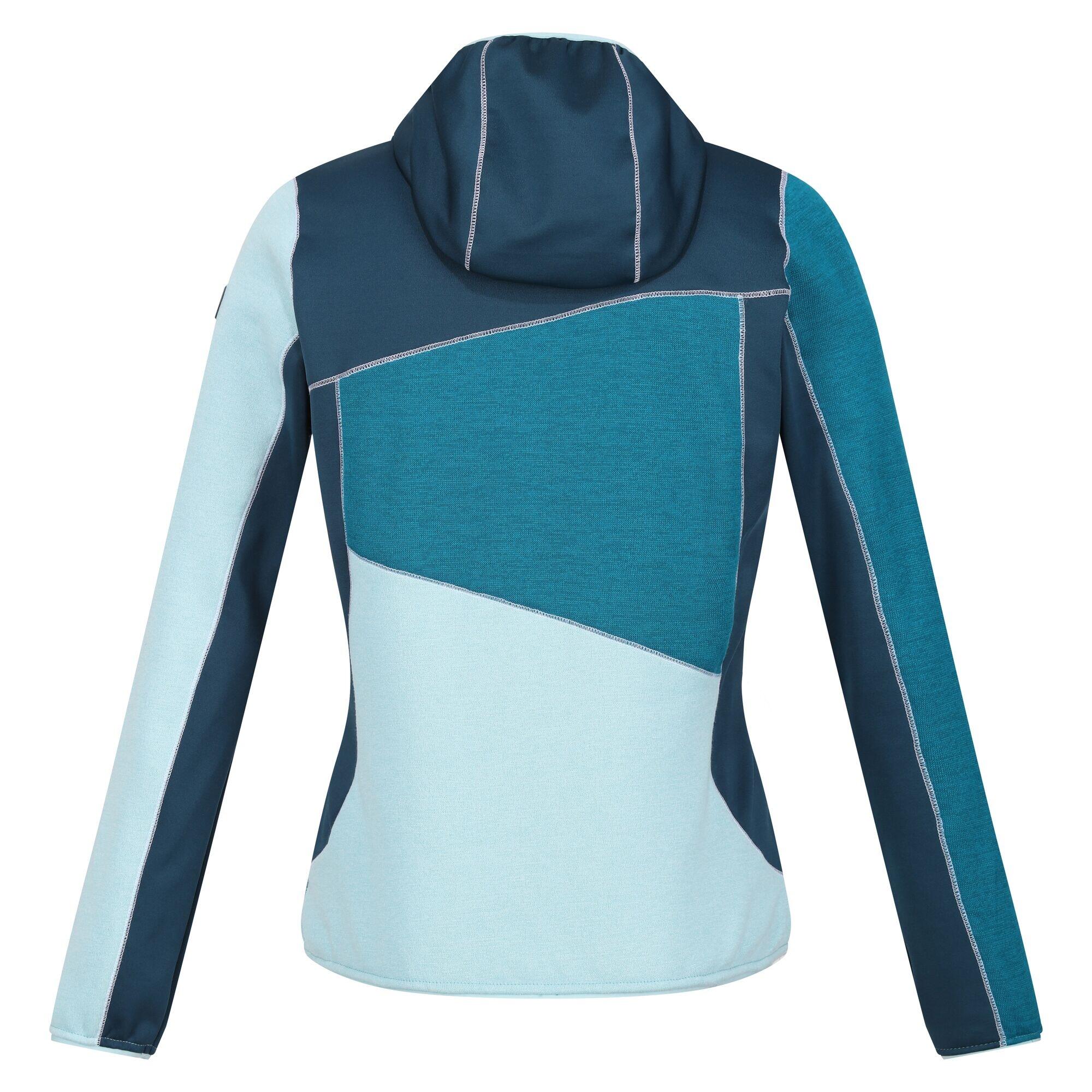 Womens/Ladies Walbury VI Marl Full Zip Fleece Jacket (Sea Haze/Reflecting Lake) 2/5