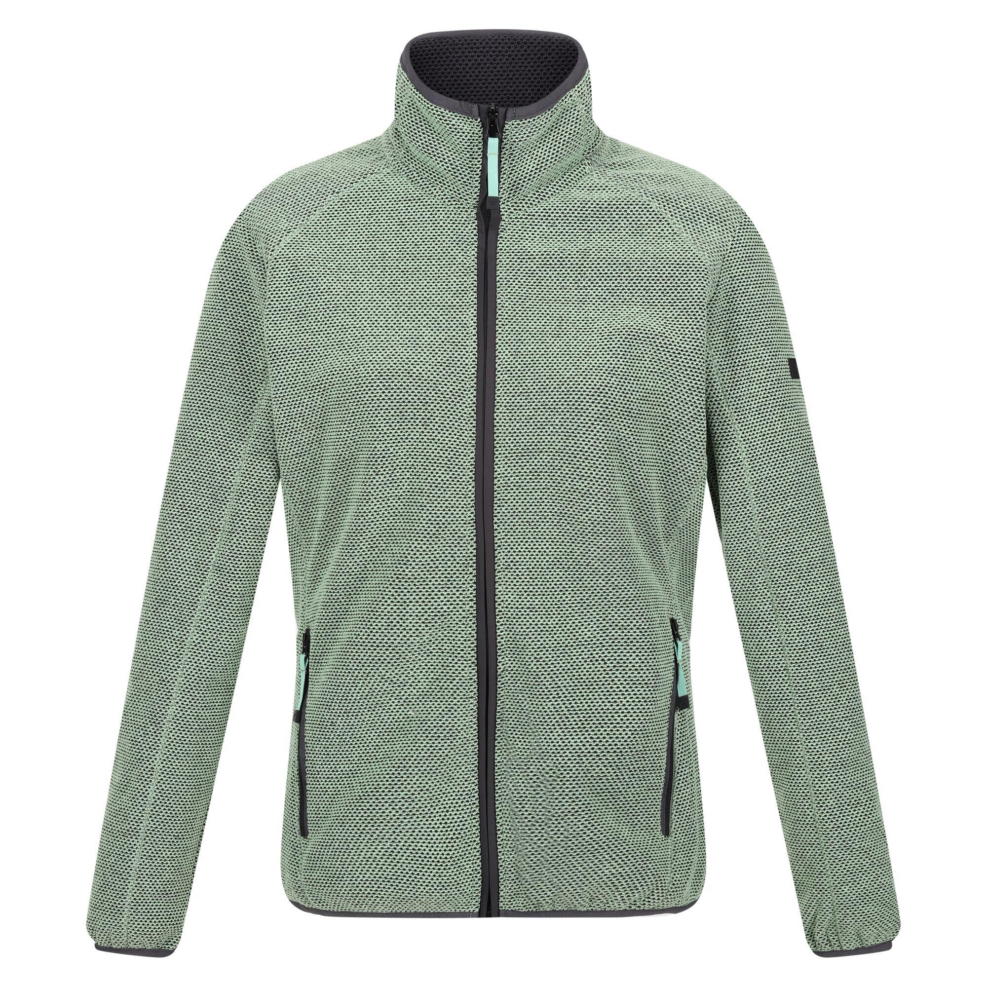 REGATTA Womens/Ladies Kinwood Full Zip Fleece Jacket (Quiet Green/Seal Grey)