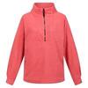 Dames Lavendon Half Zip Fleece Top (Mineraal Rood)