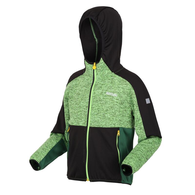 Veste polaire DISSOLVER Enfant (Vert jasmin / Noir)