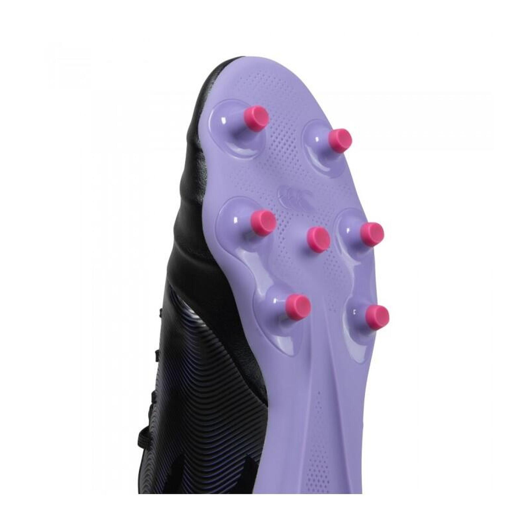 CRAMPONS RUGBY MOULES PHOENIX GENESIS TEAM FG NOIR/VIOLET - CANTERBURY