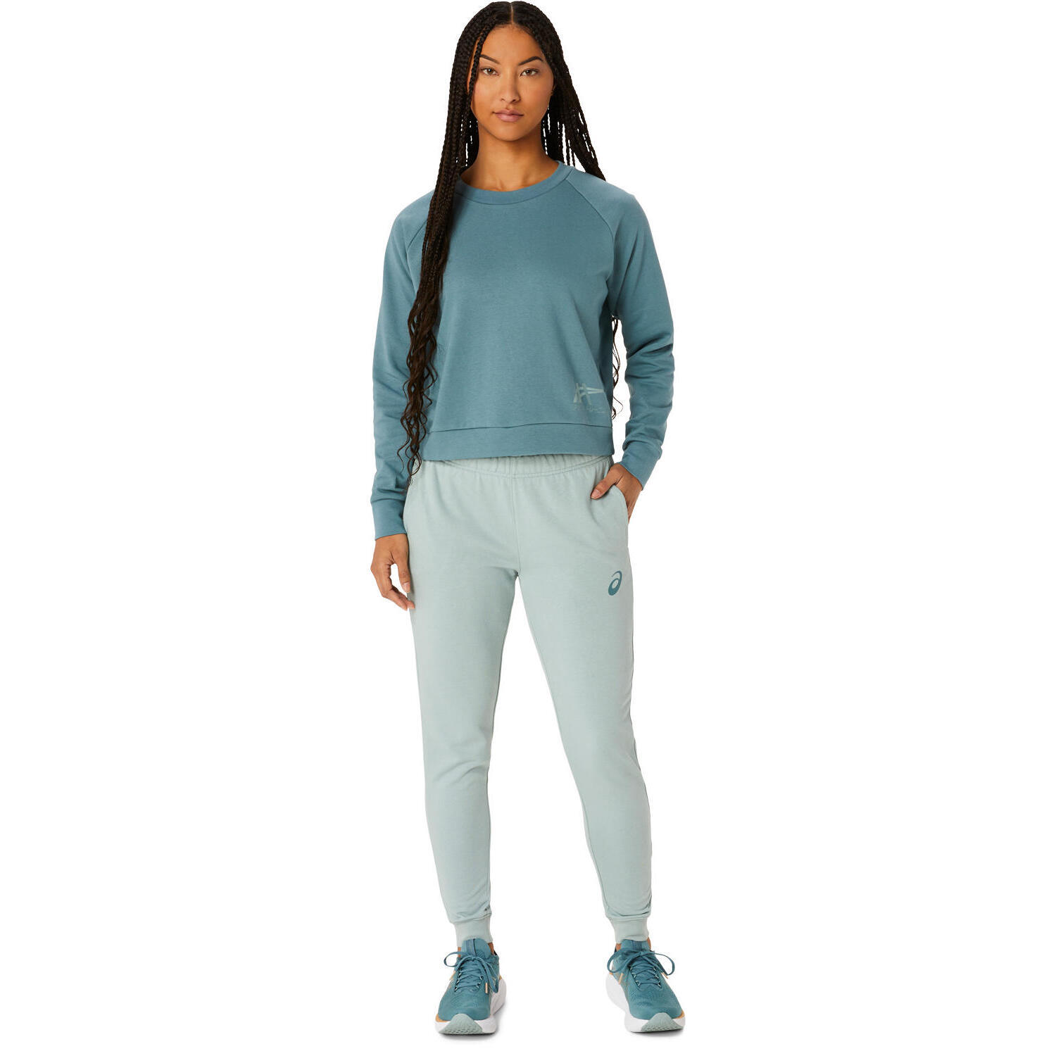 Pantaloni della tuta ASICS con logo grande da donna 2/7