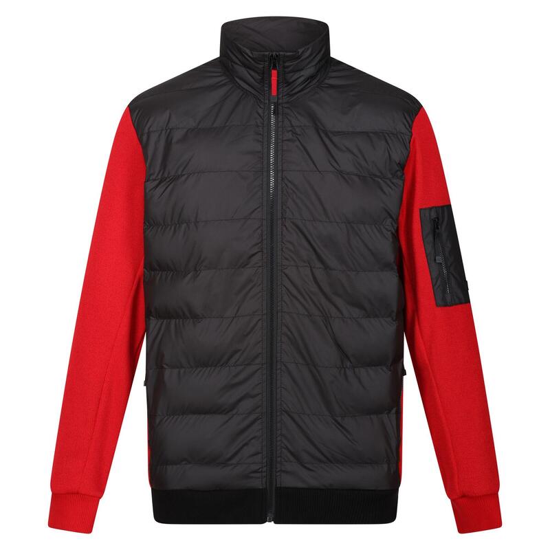 Veste polaire COLLISTON Homme (Noir / Rouge danger)